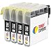 Produktbild TONER EXPERTE LC985 LC985BK 4 Schwarz Druckerpatronen kompatibel für DCP-J315W DCP-J125 DCP-J140W DCP-J515W MFC-J415W MFC-J220 MFC-J265W MFC-J410 | hohe Kapazität