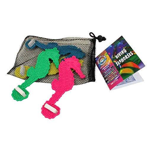 Water Gear Kids Pool Toys, Diving Seahorses 4 Pieces