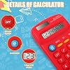 30 Pack Pocket Calculator,Mini Calculator Pocket Size, 8 Digit Display Basic Calculators, Battery Powered 4 Function Calculators for Students Kids Home Office, 6 Colors