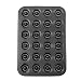 Webake 24-cavity 1 3/4" Mini Bundt Cake Tin Pan Heavy Gauge Carbon Steel Non-stick Fluted Cake Mold