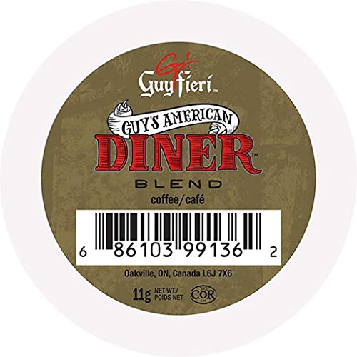 Guy Fieri Flavortown Roasts Coffee, American Diner Blend, 24 Count