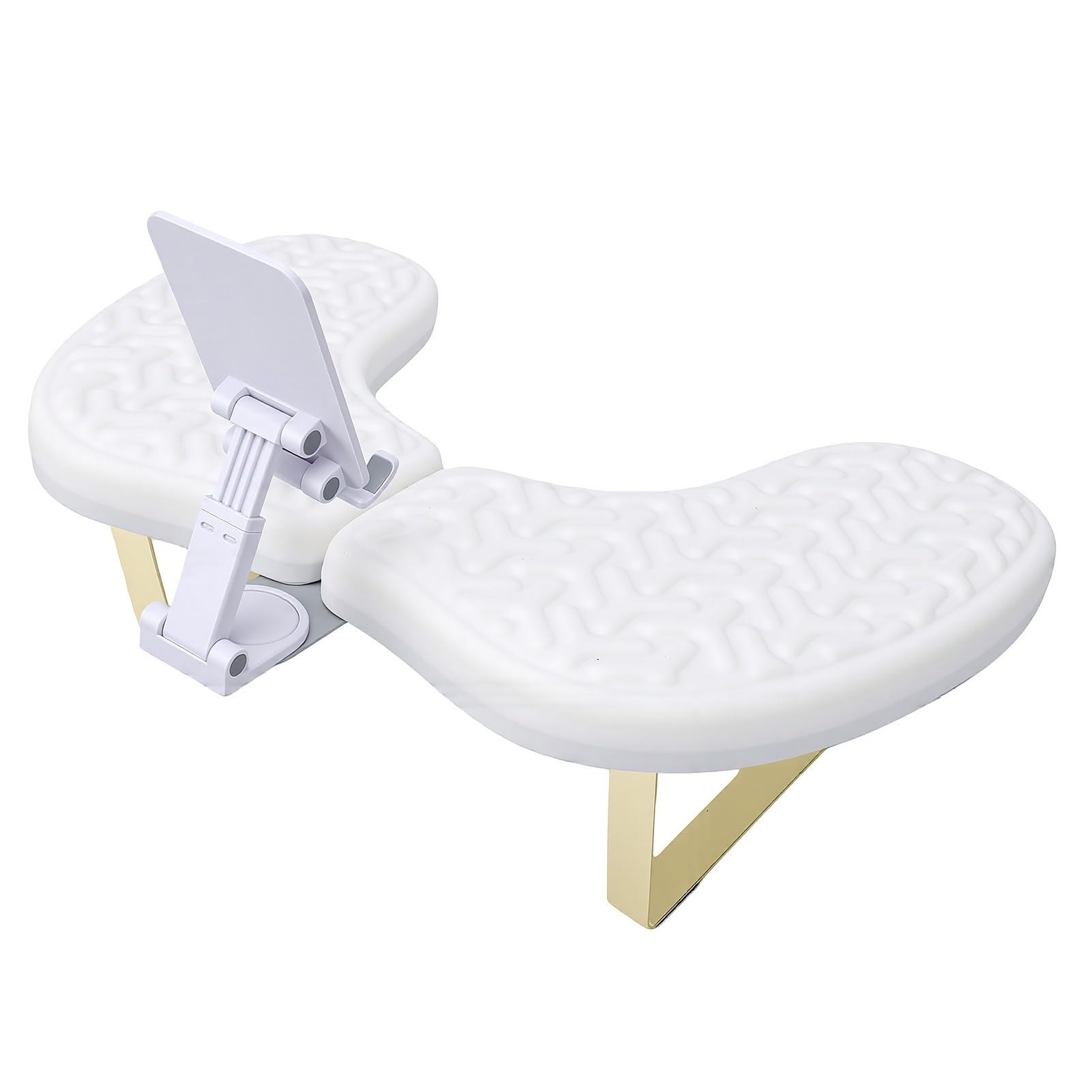 Reposamanos para Uñas en Forma de U, Transpirable, de Alta Resistencia, Ergonómico, a Prueba de Agua, Reposabrazos para Manicura para Salón de Uñas, Cojín de Esponja Viscoelástica con Soporte