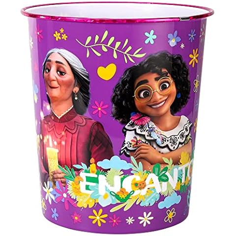 Cubo de basura infantil Encanto para dormitorio y escritorio Cover