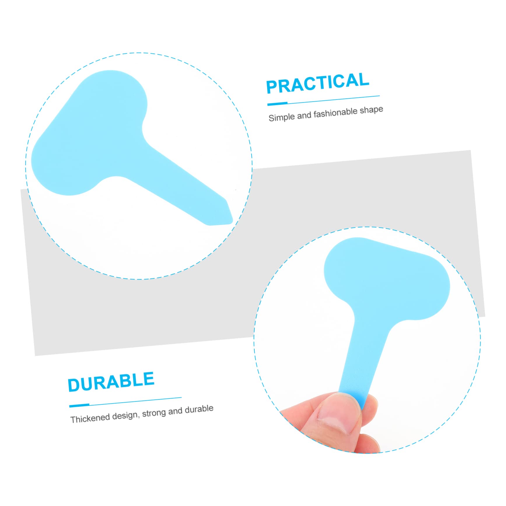 耐久性のあるプラスチック製の植物ラベル 100個 簡単に洗浄 Amazon.co