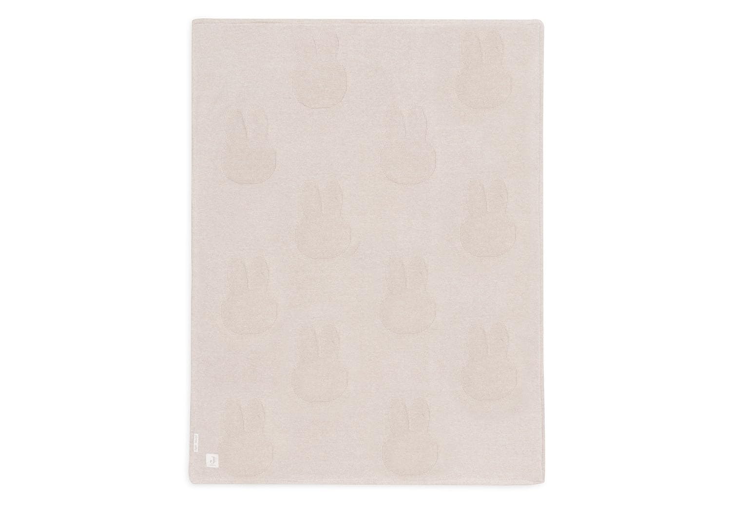 Jollein 517-522-67088 Koc dziecięcy z dzianiny z polaru - Miffy Nougat (100 x 150 cm)