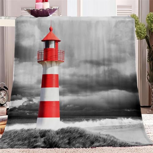 PLEETS Kuscheldecke Flauschige Decke 150 x 200cm Leuchtturmrot Super Weich Fleecedecke auch als Wohndecke, Tagesdecke, Sofadecke und Wohnzimmer geeignet, Überwurf Decke Sofa und Couch