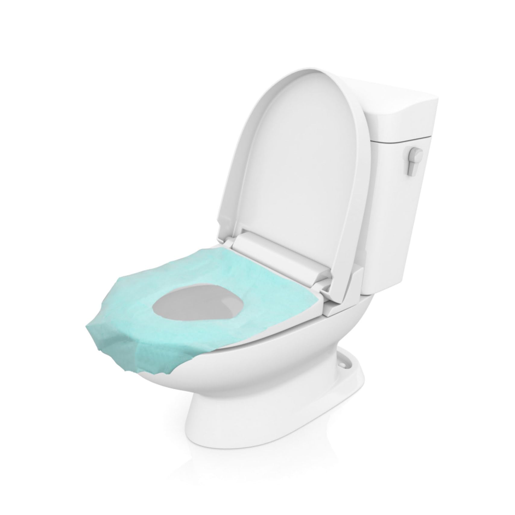 Abaodam 10Pcs Disposable Toilet Seat Covers Travel Toilet Seat Mats Compact Easy to Carry for Cleanliness for Public Restrooms Potty Training