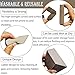 4 Pack 180 Grit Single Angle Sanding Sponge, Washable and Reusable Sanderpaper Hand Sanding Blocks for Wood Drywall Metal Home Sanding