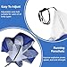 Cyrank Running Speed Training, Adjustable Speed Drills Resistance Parachute Running Speed Training Speed Chute Resistance Parachute for Basketball Training Adults Youth Kids(Blue)