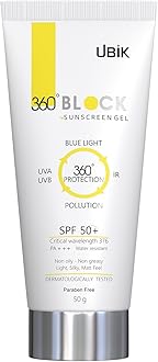 360 Block Sunscreen Gel SPF 50+ : 50 GM : Pack of 1
