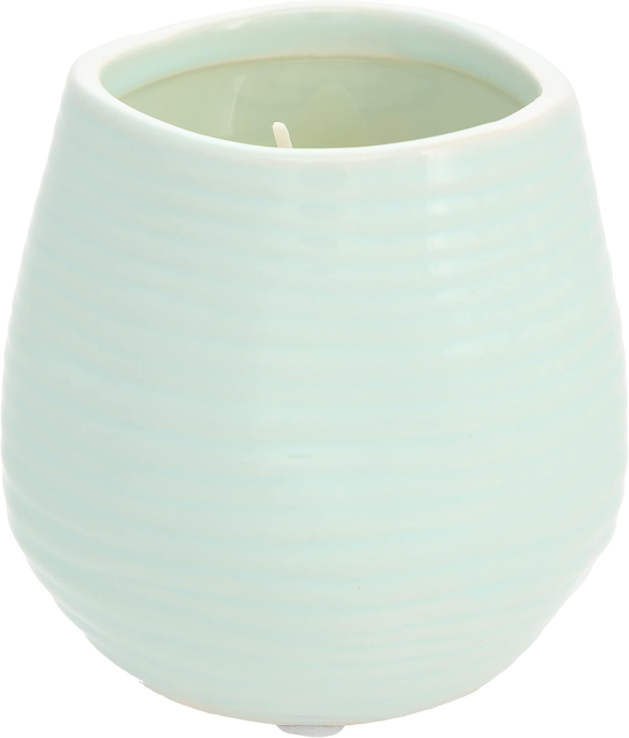 Pavilion Gift Company 77111 Plain Dandelion Wishes - Some See a Weed Some See a Wish Green Ceramic Soy Serenity Scented Candle, 8 oz image 4
