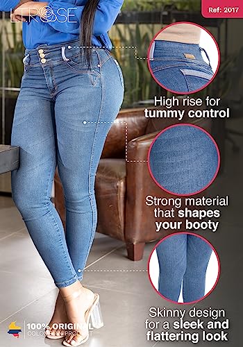 LT.ROSE Butt Lifting Jeans | Pantalones Colombianos Levanta Cola | High Waisted Jeans for Women | Colombian Jeans3