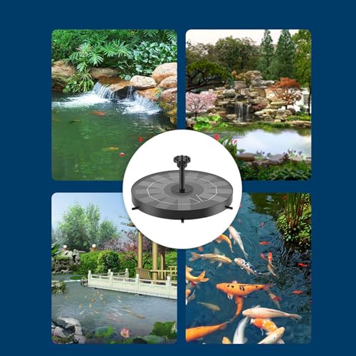 Fuente de agua solar exterior para piscina y estanques pequeños 5