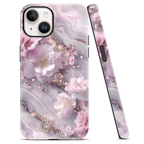 Coque pivoine iPhone 14/13 un cadeau floral idéal pour filles