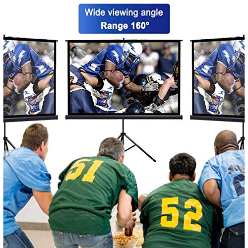 Image of SAVSOL Tripod Stand Projector Screen (80 Inch. (Width) x 45 Inch. (Height) - 92 inch Inch) Diagonal in 16:09 Ratio Aspect, Ultra HD, 4K Technology, Active 3D #16