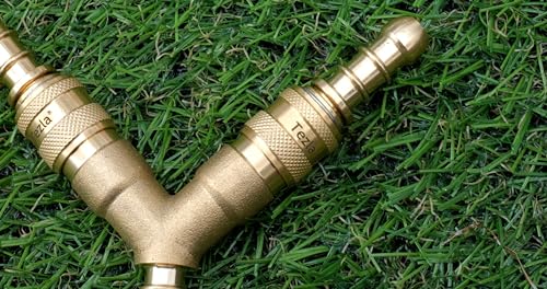3-Wege-Schnellspann-Gasschlauch-Verteiler-Kupplung für 8 mm Propan-/Butan-Schlauch