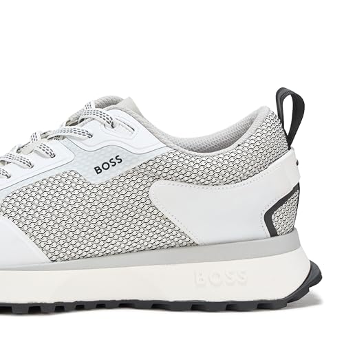 Image of BOSS Men's Big Logo Mesh Mix Lace Up Sneaker