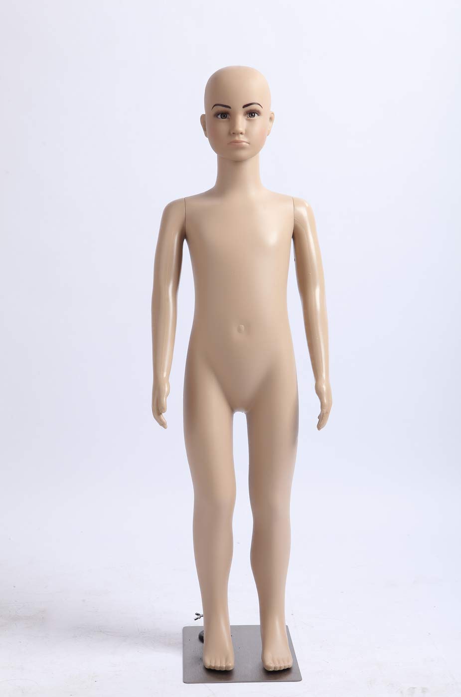 Kinder Schaufensterpuppen Set & Einzelmodelle 85–130 cm – Realistisch & Flexibel – PE Kunststoff, Acryl oder Stoff – Mit Standfuß – Für Schaufenster, Boutique & Deko (Modell SB-1)