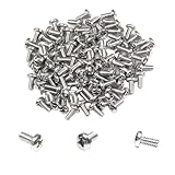 100 PCS 6#-32 x 5/16' Machine Screws, Phillips Pan Head, 304 Stainless Steel A2-70 Screw,Pan Head Machine Screw,Fully Threaded,DIY,Repair,Install Furniture and Electrical Appliances Screws