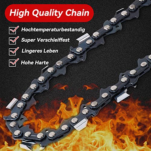 SUAIIOLK Mini Kettensäge mit Akku 6 Zoll Akku Kettensäge,36V 4000mAh Einhand Brushless Motorsäge mit Zwei Akku und Ladegerät für Holzschneiden Innenhof Garten trimmen – Bild 6