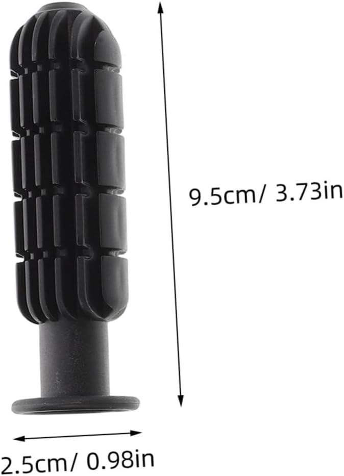 Table Foosball Handle Set with Toothed Grips End Caps and Soccer Balls Kit Replacement Accessories for Kids and Adults Tabletop Foosball Game Durable and Comfortable 3.74In Handles