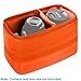 Neewer Shock-Mount Camera Bag, Foldable, Padded, Divider, Inserts, Protective case for Sony, Canon, Nikon DSLR Camera or Flashlight (Orange).
