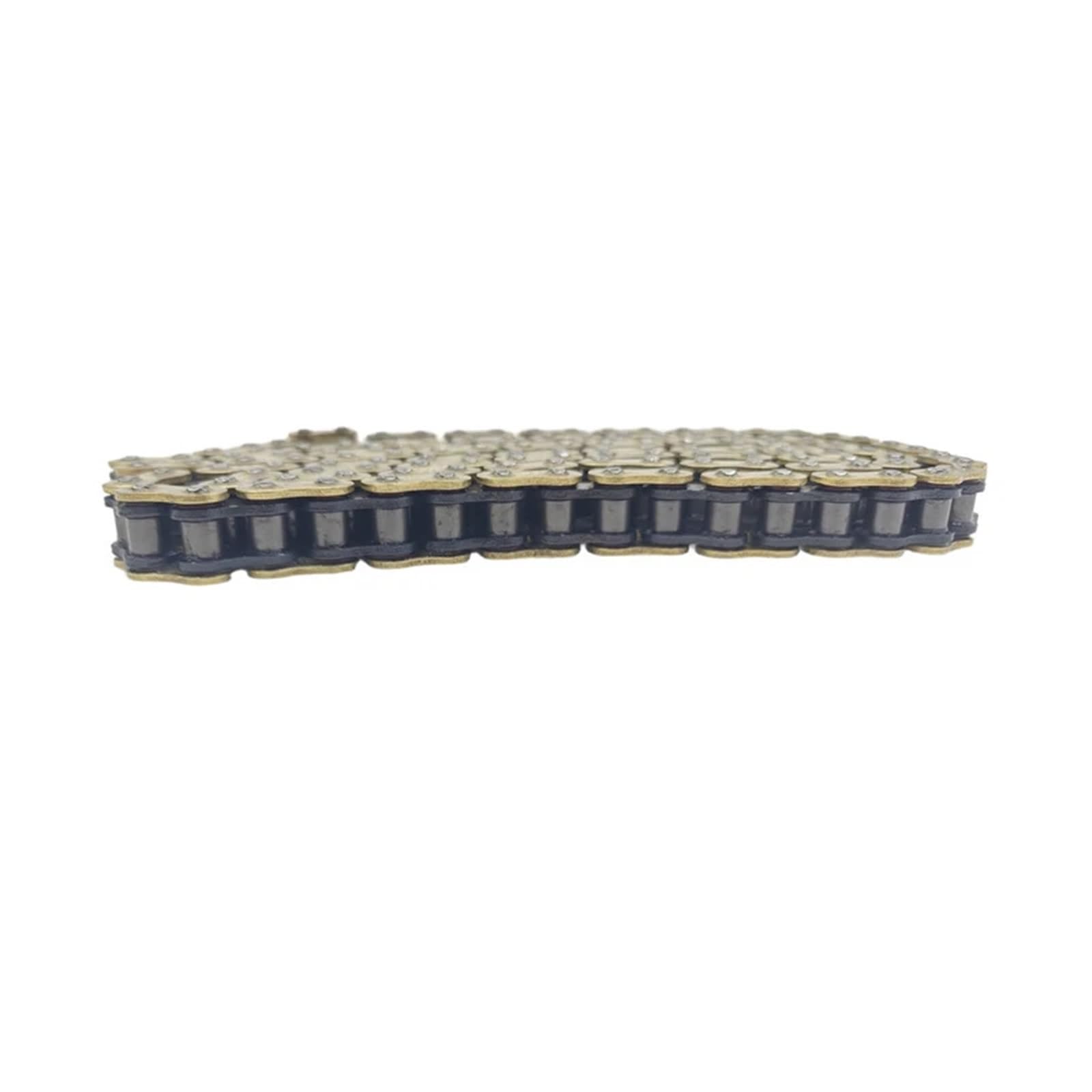 Set di guarnizioni per catene con O-ring per moto, adatti per catene da 428, 100-132 maglie, per quad, pit bike, go-kart, moto da cross, metallo. Catena di trasmissione(428H Chain 132 Links)