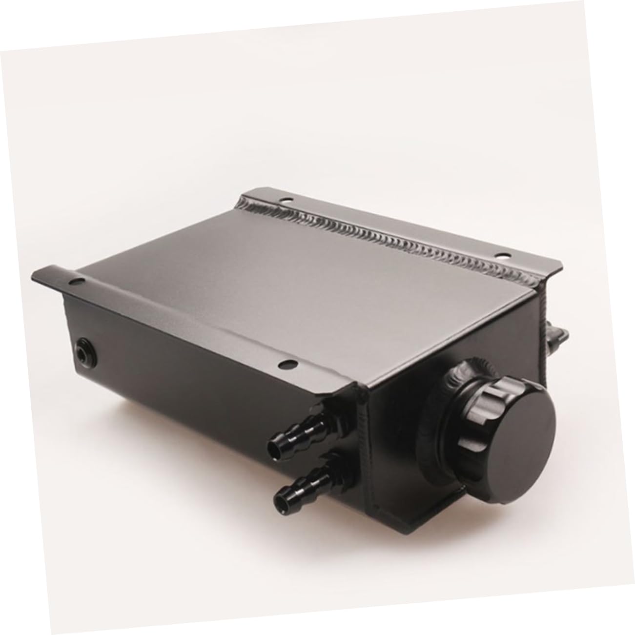 Séparateur D'huile 2 L en Acier et Aluminium pour Récupération D'huile Moteur, Gestion, Réservoir de Récupération Adapté à Voiture et Liquide de Refroidissement
