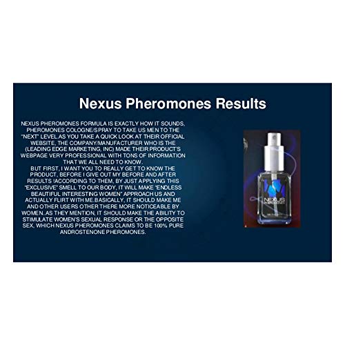 Nexus Pheromones - Attract Women Instantly Human Sex Pheromones Cologne For Men #TOP1