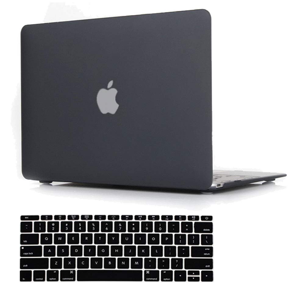 Compatible with New MacBook Pro 13 Inch Case A2159 A1989 A1706 Release 2016-2019, Hard Shell Case with Keyboard Cover for Apple Mac Pro 13.3 with Touch Bar, Matte Black