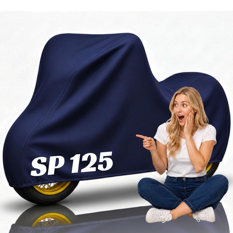 Image of Loving Ultra 100% Waterproof Bike Body Cover for SP 125 Bike Cover for Rain & Dust| Dustproof & Scratch Resistant | Two Wheeler Covers with UV Protection, Heat Resistant | All Weather Protection