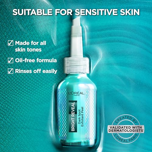 image for L'Oreal Paris Bright Reveal Dark Spot Exfoliant Peel, 25% AHA BHA PHA 