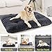 JOEJOY Large Dog Bed Crate Pad, Deluxe Plush Washable Dog Beds Fulffy Soft Kennel Pad Anti-Slip Pet Sleeping Mat for Extra Large Medium Small Dogs, 40