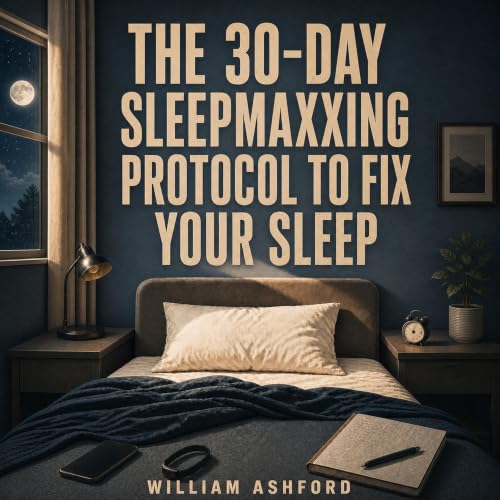 『The 30-Day Sleepmaxxing Protocol to Fix Your Sleep』のカバーアート