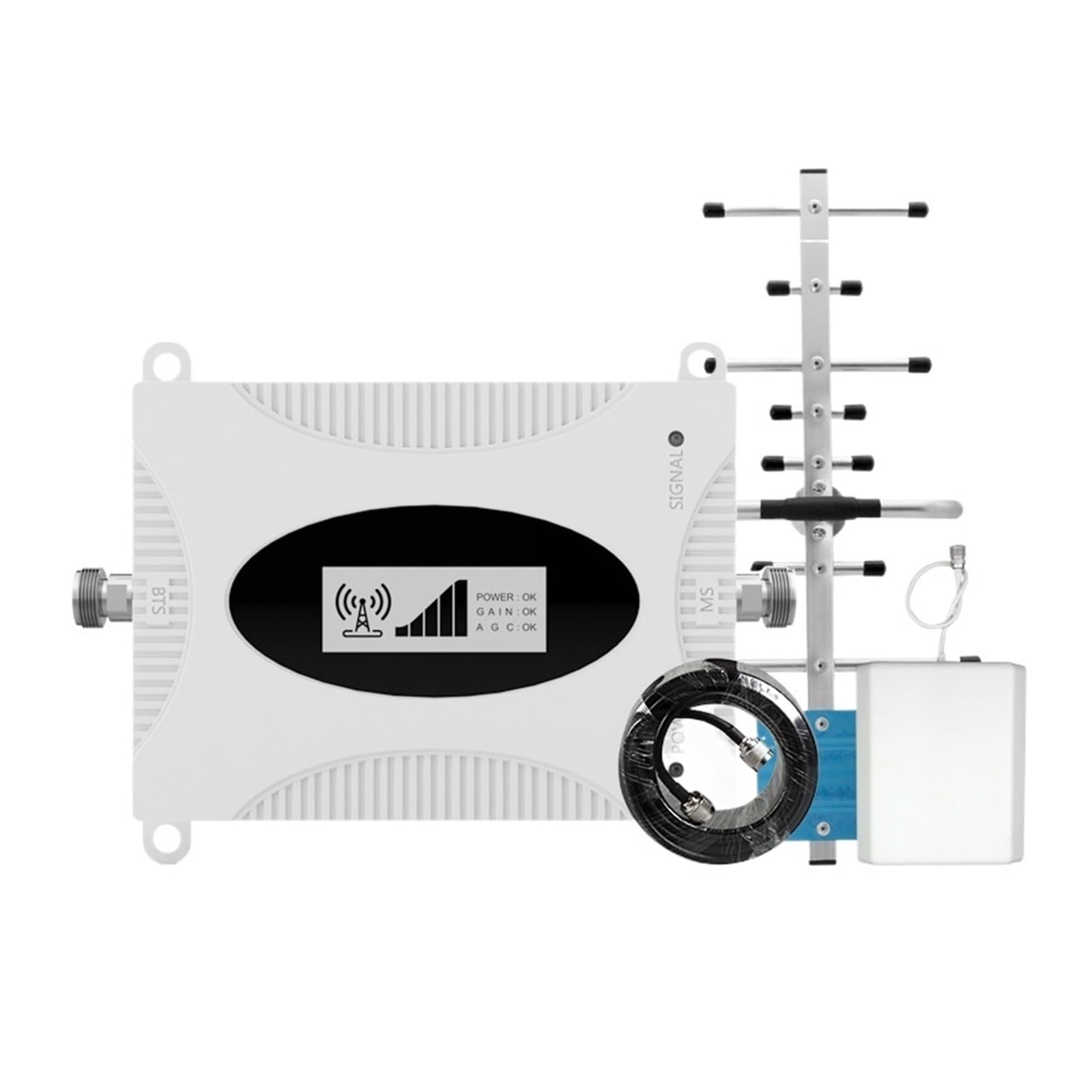 Amplificador De Señal Celular 4G B28 700 MHz LTE AGC Repetidor Teléfono Móvil Voz Y Datos For Fácil Amplia Compatibilidad(9dbi antenna set)