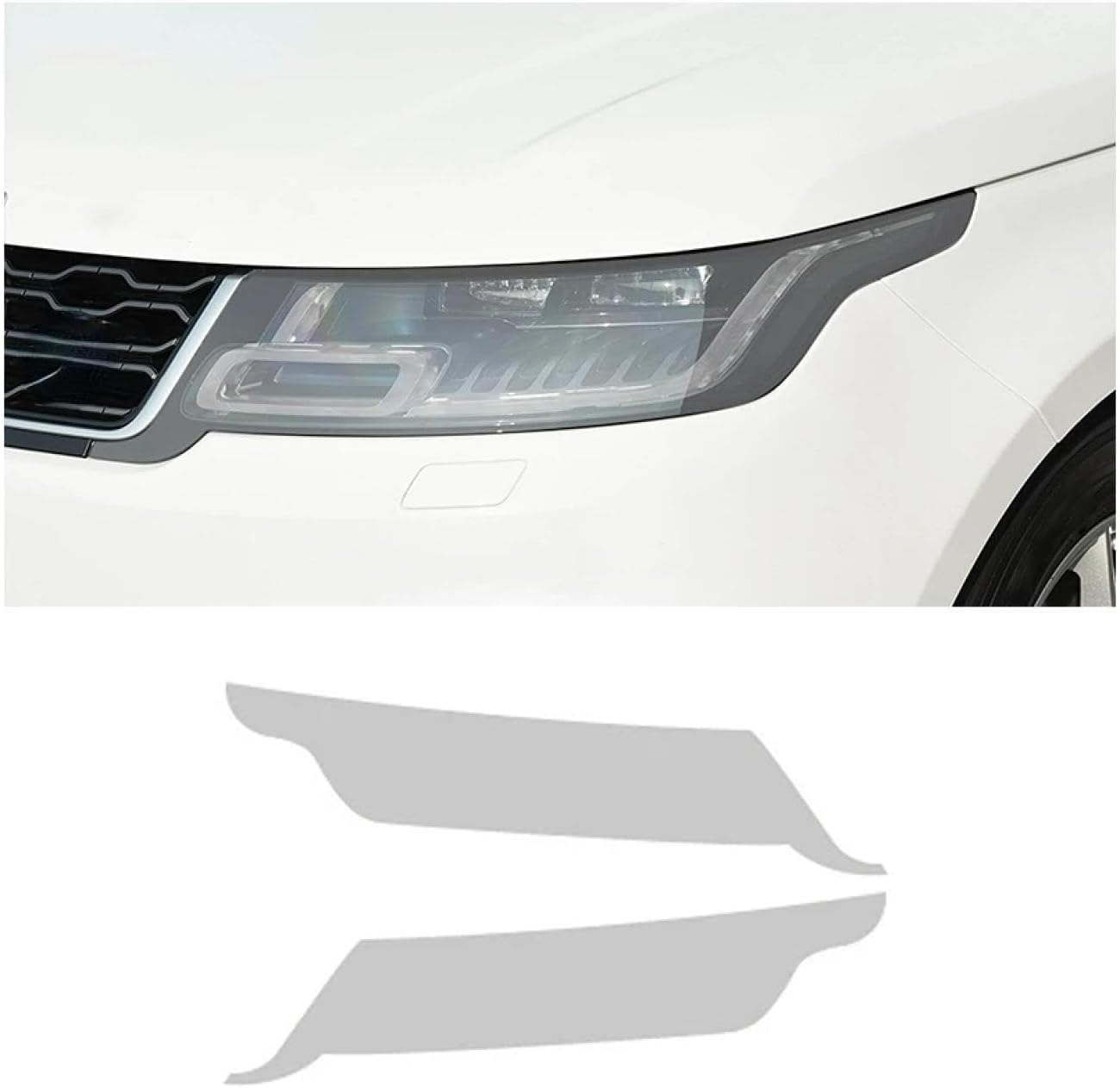 SamLng Car Front Light Film For Range Rover Sport L494 2018-2021 Headlight Protection Sticker Car Front Headlamp Protection Film car Lights Film Headlight Anti-Scratch Non-Yellowing Protective Film