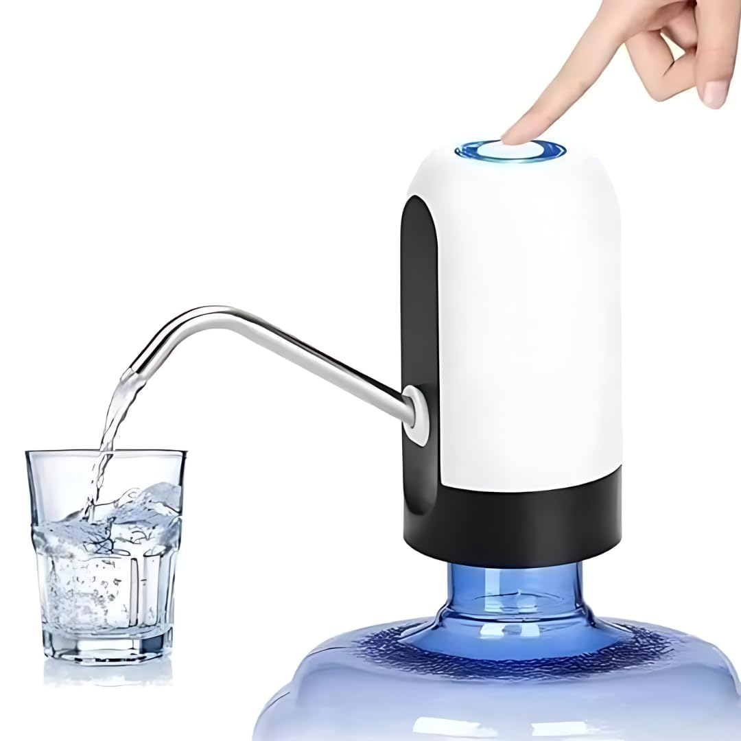 Electric Water Pump with Filter for 10/20 Liter Water Gallon – Automatic Water Dispenser Pump, Easy-to-Use USB Rechargeable, BPA-Free, Portable Water Pump for Home and Office Use-(Pack of 1)-image-22