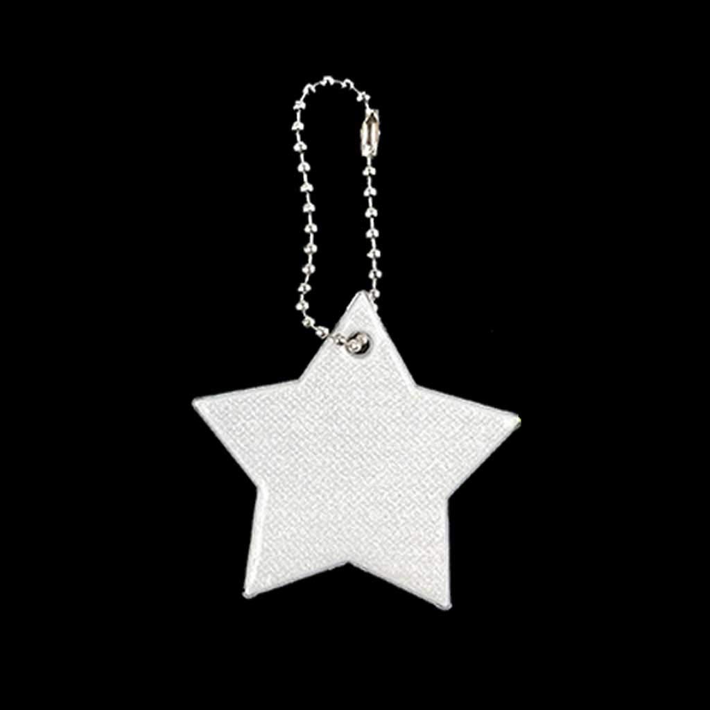 Lot De 20 Pendentifs Réflecteurs En Forme D'Étoile - Sécurité Nuit, Pour Sac à Dos, Veste, Poussette