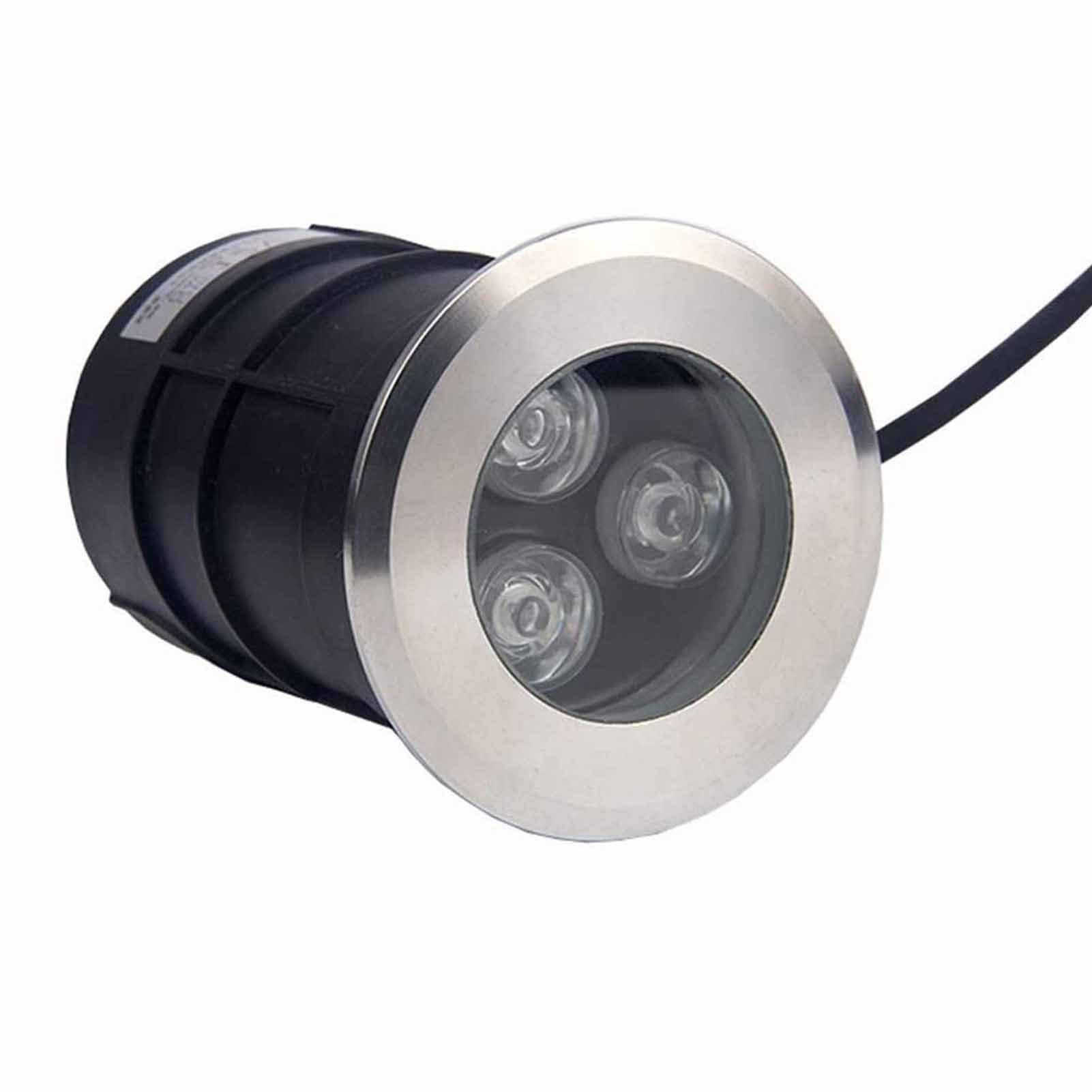 Tauchfähiges LED-Licht - Einbaustrahler für den Außenbereich, Mini-12-V-Unterwasser-LED-Strahler, IP68 wasserdichter Niederspannungs-LED-Einbaustrahler, für Garten, Terrasse, Treppe, Poolbeleuchtung