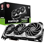 MSI GeForce RTX 4080 16GB Ventus 3X OC Gaming Grafikkarte - NVIDIA RTX 4080, 16 GB GDDR6X Speicher