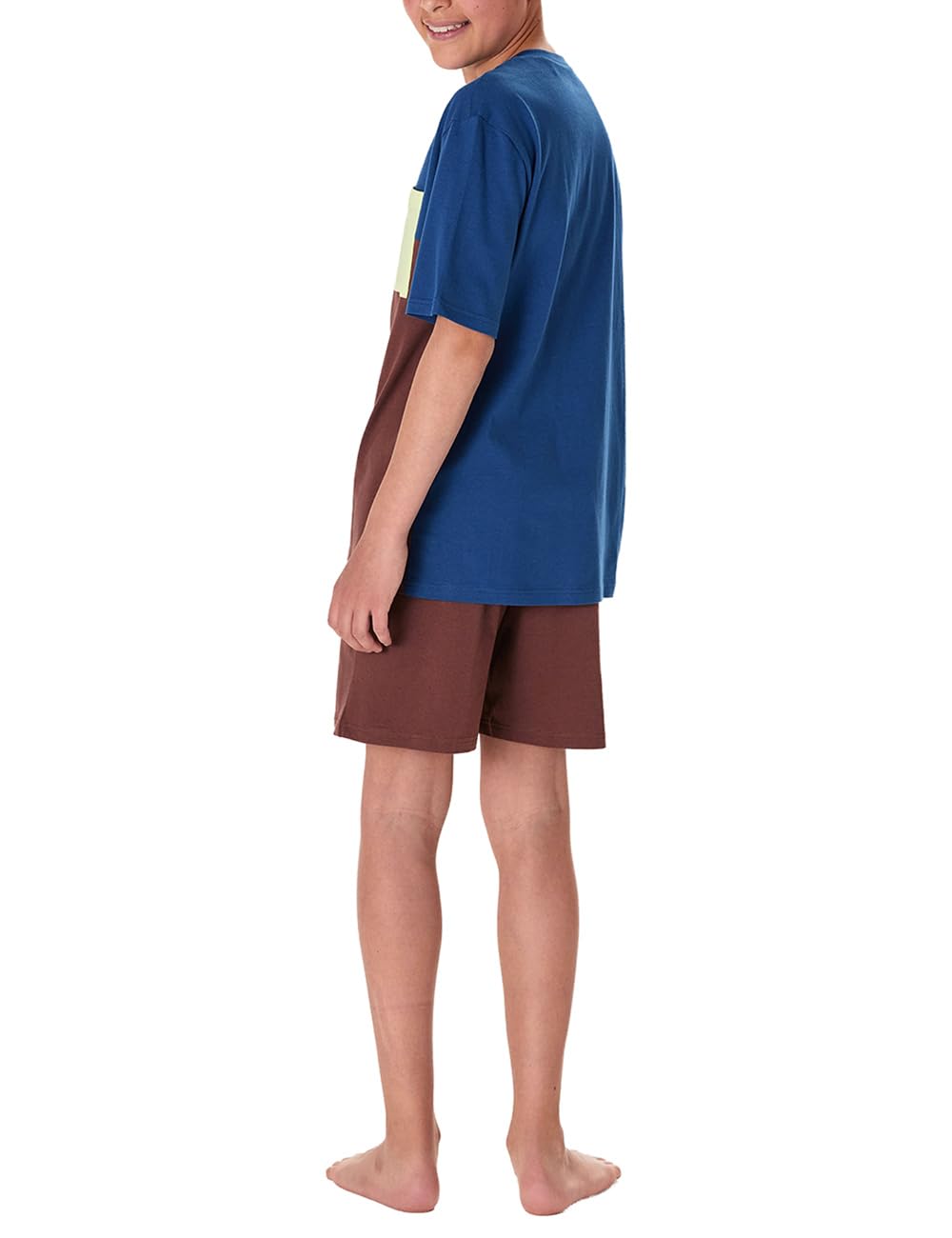 Schiesser Jungen Schlafanzug Set Kurz - 100% Organic Bio Baumwolle - Größe 140 Bis 176 Pyjamaset (2er Pack)