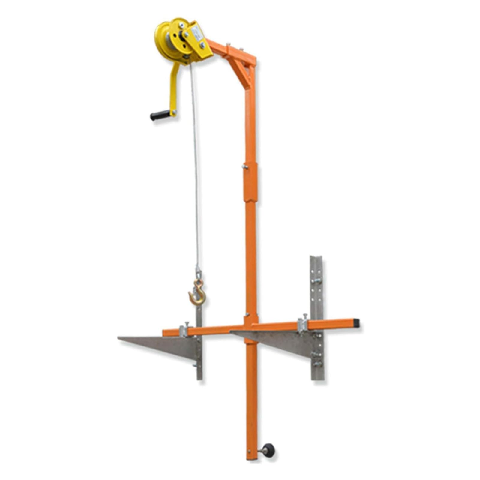SKVLF Klimaanlage, Externe Maschineninstallation, Kleiner Kran, Installationsbügel, Handgekurbelter Hebebügel, Hebewerkzeug, Klimaanlage, Handgekurbelt,10M