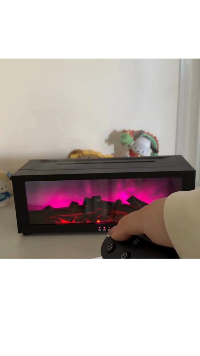 Difusor aromático eléctrico Fireplace Humidifier Diffuser miniatura 7