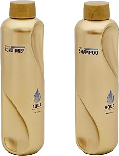 Aqua Gold Hair Treatment for Home Care Shampoo 300ml and Conditioner 300ml Combo Kit