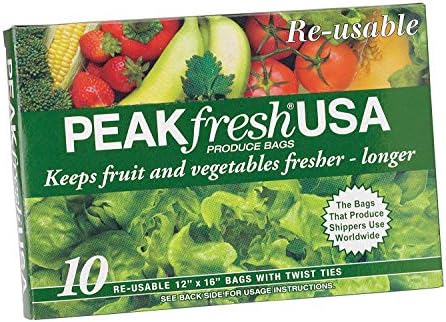 Re-Usable Produce BagsSet of Two (20 bags total) by Peak Fresh