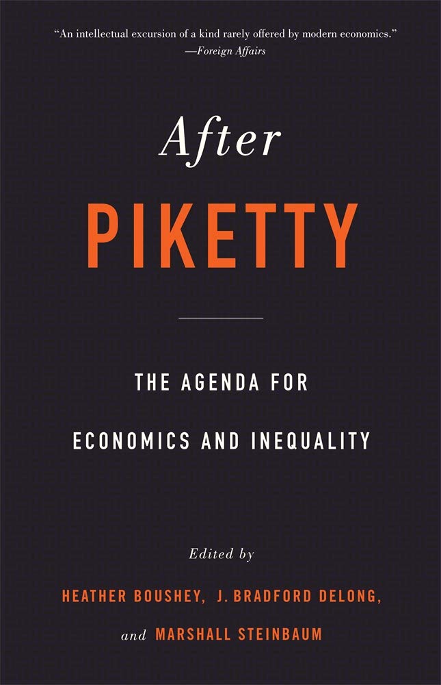 After Piketty by Heather Boushey PAPERBACK 9780674237889