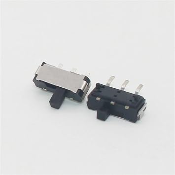 ELTOX Rocker Switch 10pcs SK19 3 Pin Mini Slide Switch On-Off 2Position Micro Slide Toggle Switch Miniature Horizontal Slide Switch Micro Limit