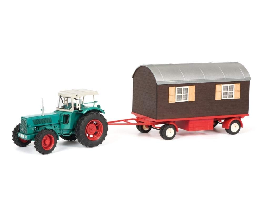 Schuco 450780300 - Hanomag Robust mit Schaustellerwagen 1:32