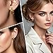 Small Hypoallergenic Brown Crystal Dangle Earrings for Women - Fashionable Amber Drops Ideal for Sensitive Ears