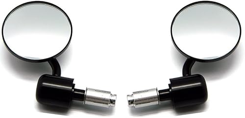 Miniatura 4 de Espejos de extremo de barra de mango CNC de motocicleta 3 "redondo 78" para Yamaha Suzuki